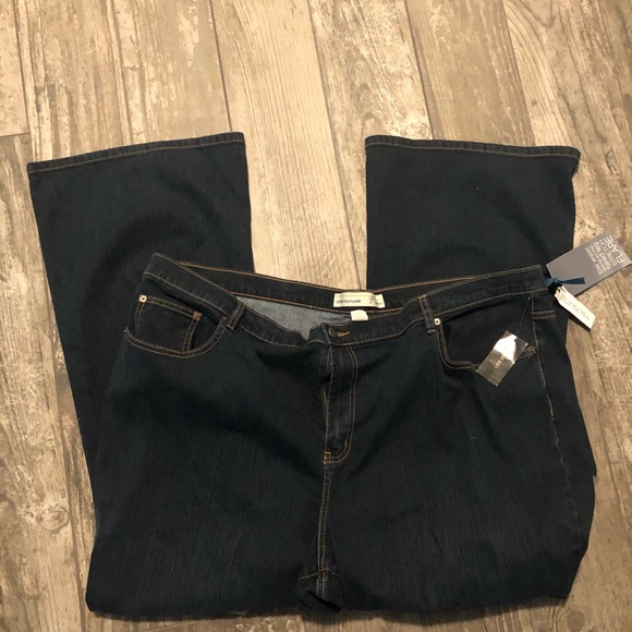 Lane Bryant denim stretch flare size 28 A - Picture 1 of 6